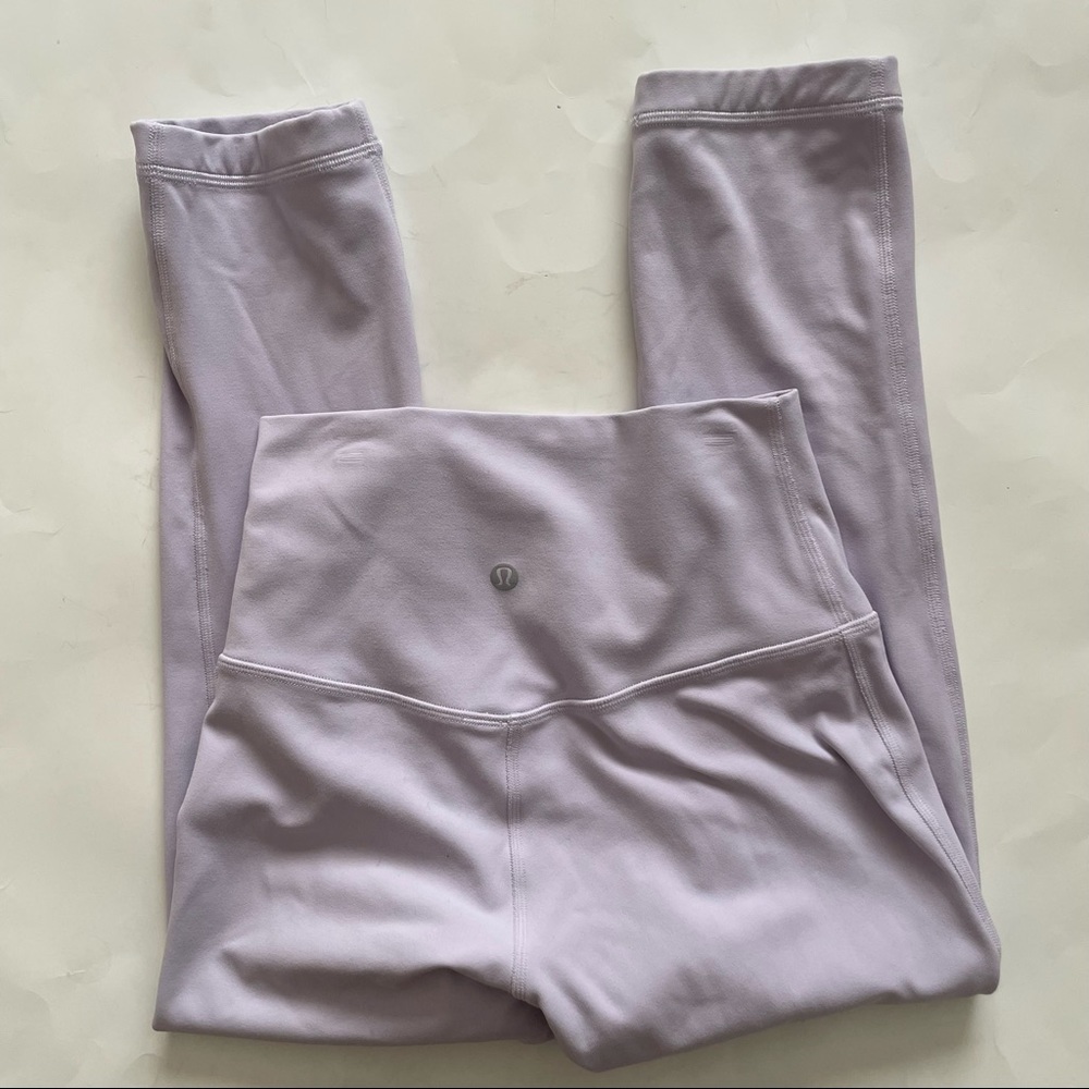 Lululemon Align buttery-soft Nulu™ Crop *21" Lavender Dew Size 4 - Picture 9 of 12